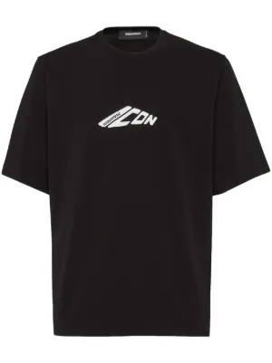 DSQUARED2 graphic-print cotton T-shirt