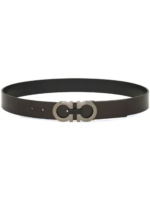 Ferragamo reversible Gancini leather belt
