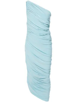 Norma Kamali Diana one-shoulder gown