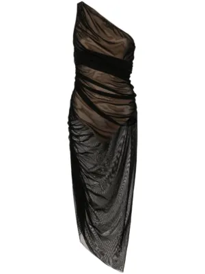 Norma Kamali Diana one-shoulder gown
