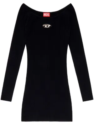 Diesel M-Vera ribbed mini dress