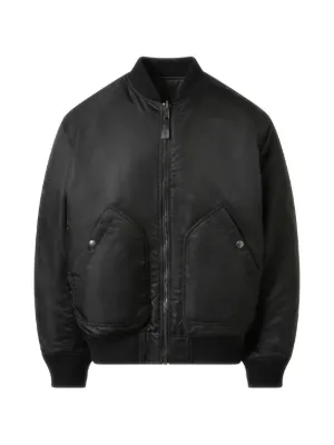 Diesel bomber jacket in padded nylon with Oval D