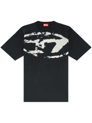 Diesel T-Boxt-N14 flocked-logo T-shirt
