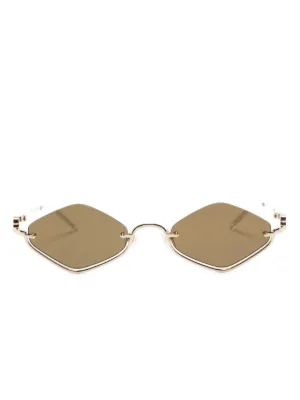 Gucci Eyewear Double G geometric-frame sunglasses
