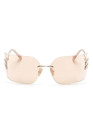 Miu Miu Eyewear Aube wraparound-frame sunglasses