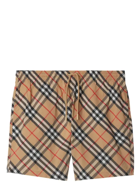 Burberry Check swim shorts
