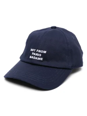 Dr&ocirc;le De Monsieur Not From Paris cotton baseball cap