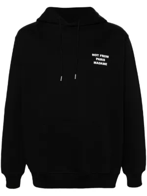 Drôle De Monsieur Le Hoodie slogan-print hoodie