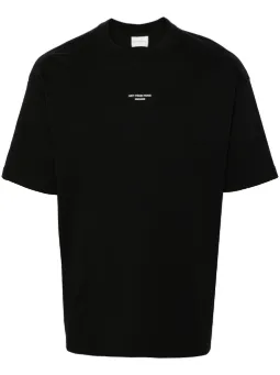 Dr&ocirc;le De Monsieur slogan-print cotton T-shirt