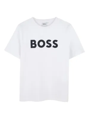 BOSS Kidswear logo-print T-shirt