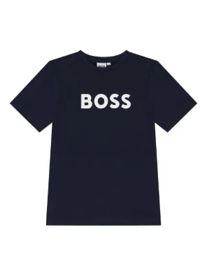 BOSS Kidswear logo-print T-shirt