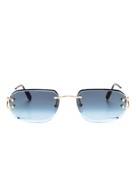 Cartier Eyewear 0468S rectangle-frame sunglasses