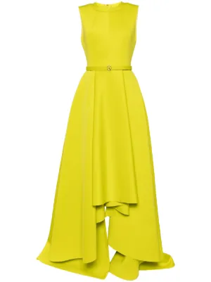 Saiid Kobeisy high-low neoprene gown