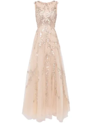 Saiid Kobeisy sequin-embellished tulle gown