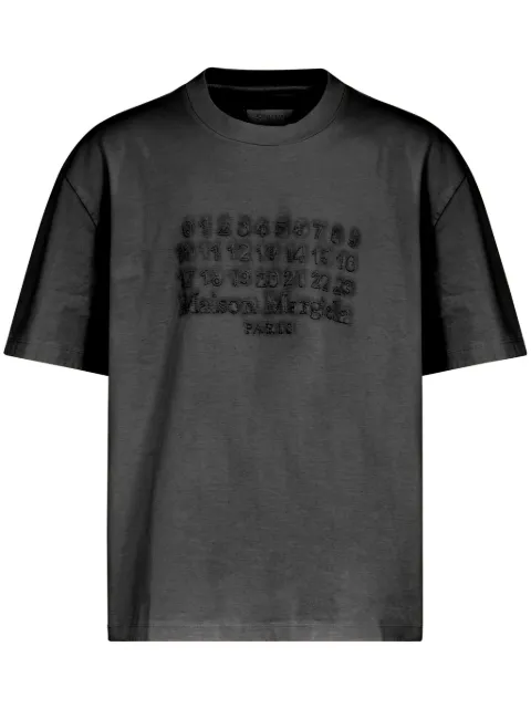 Maison Margiela embroidered logo T-shirt