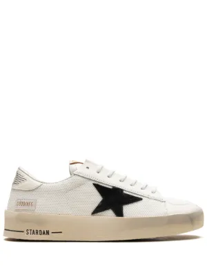 Golden Goose Stardan trainers in white mesh with black suede star