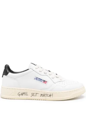 Autry Medalist slogan-print sneakers