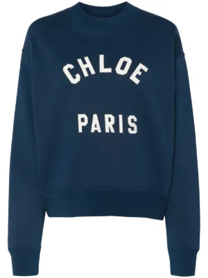 Chloé patch-appliqué turtleneck sweatshirt