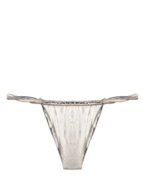 Isa Boulder rope-detail reversible bikini bottoms