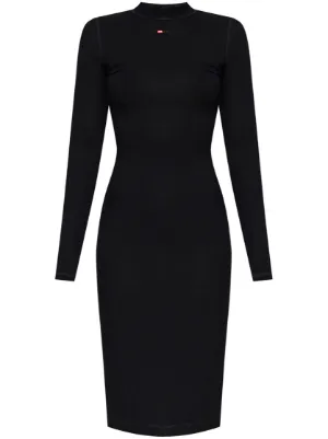 Diesel D-Mokky-Ls-Microdiv midi dress