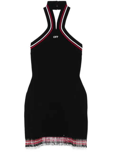 Off-White crossover-straps mini dress