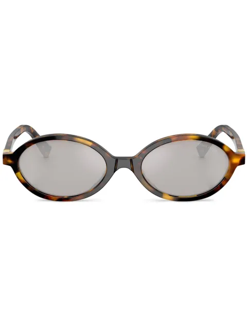 Miu Miu Eyewear logo-lettering sunglasses