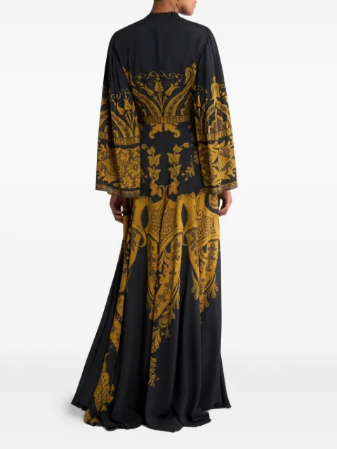 ETRO printed flared maxi dress