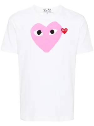 Comme Des Gar&ccedil;ons Play crew-neck T-shirt