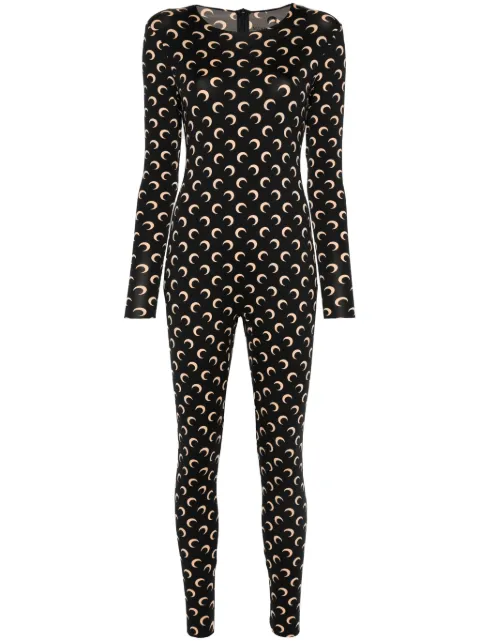 Marine Serre Moon-print jumpsuit