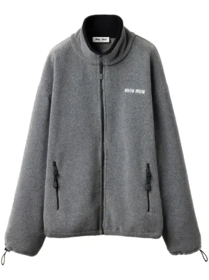 Miu Miu fleece sweatshirt
