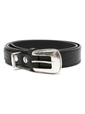 LEMAIRE minimal western belt in leather