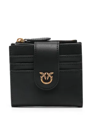 PINKO small smooth leather wallet with logo