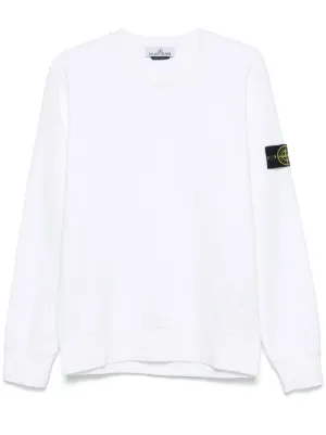 Stone Island logo-patch sweatshirt