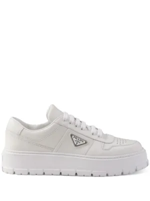 Prada leather sneakers 