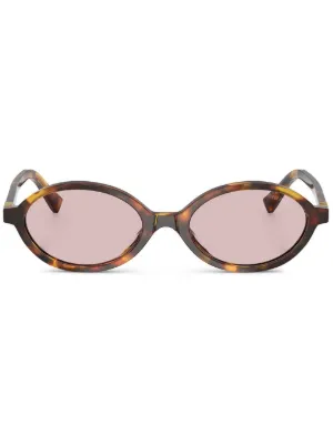 Miu Miu Eyewear oval frame sunglasses
