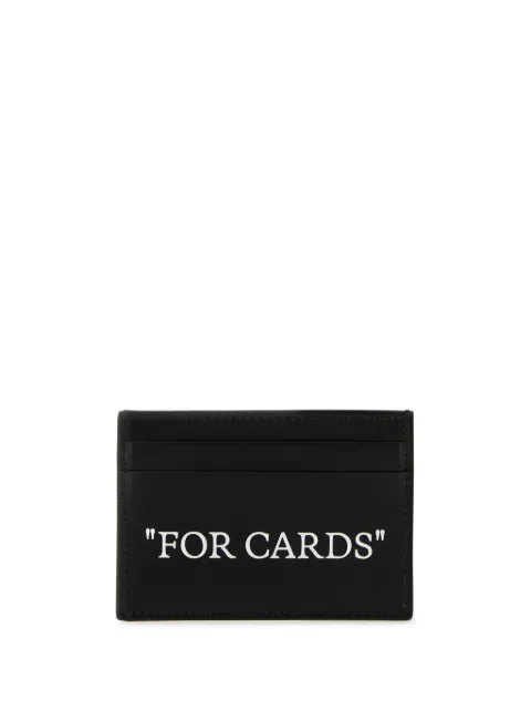 Off-White Quote card holder