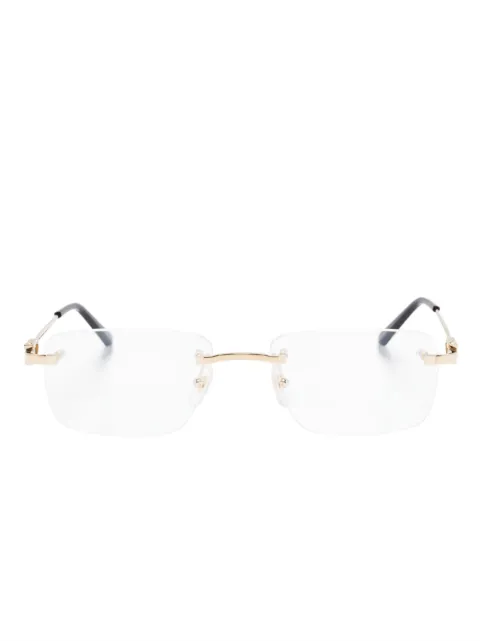 Cartier Eyewear rectangle-frame glasses