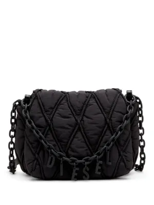 Diesel Charm-D S-small shoulder bag in quilted nylon