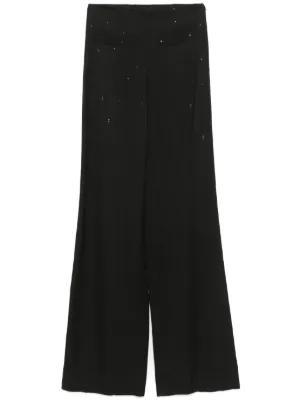 SANDRO sequinned suit trousers