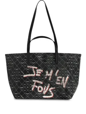 Zadig&Voltaire Z Monogram XL shopper graffiti tote bag