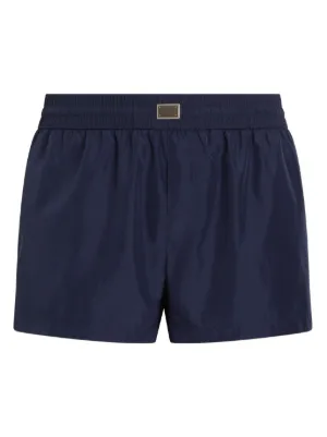 Dolce & Gabbana logo-plaque swim shorts