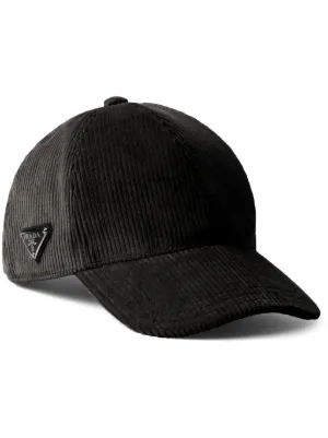 Prada corduroy baseball cap