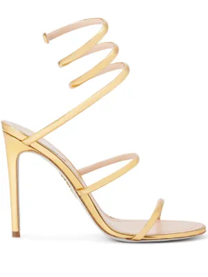 Ren&eacute; Caovilla Cleo leather sandals