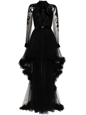 Saiid Kobeisy bead-embellished dress