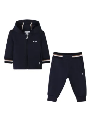 BOSS Kidswear logo-print tracksuit set