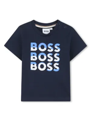 BOSS Kidswear logo-pint T-shirt