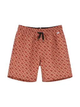 BOSS Kidswear logo-print swim shorts