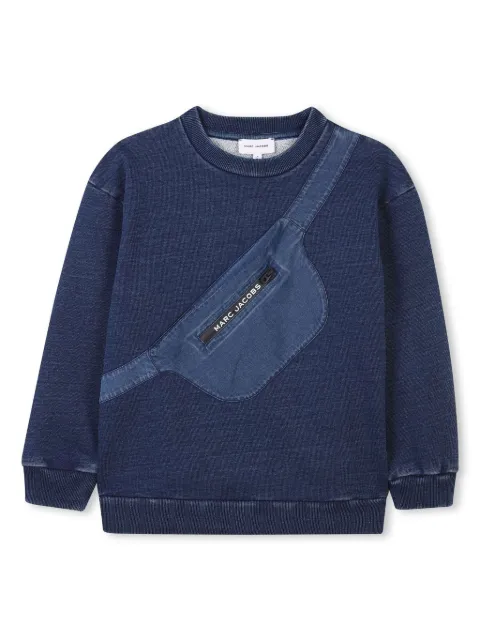 Marc Jacobs Kids 3D zipped pocket sweatshirt