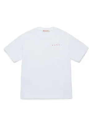 Marni Kids logo-print T-shirt