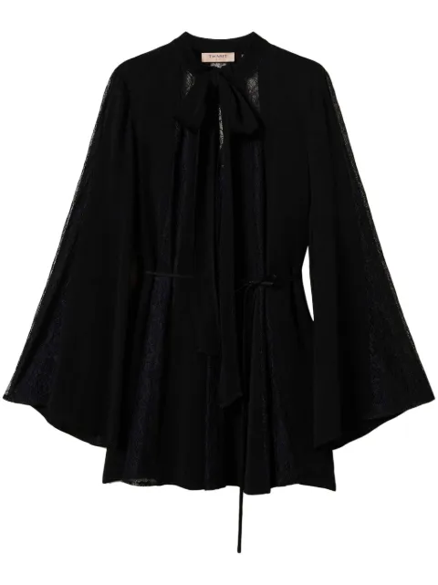 TWINSET lace crepe tunic